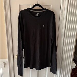 Izod Men's Charcoal Long Sleeve Tee